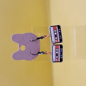 Retro Cassette tape earrings